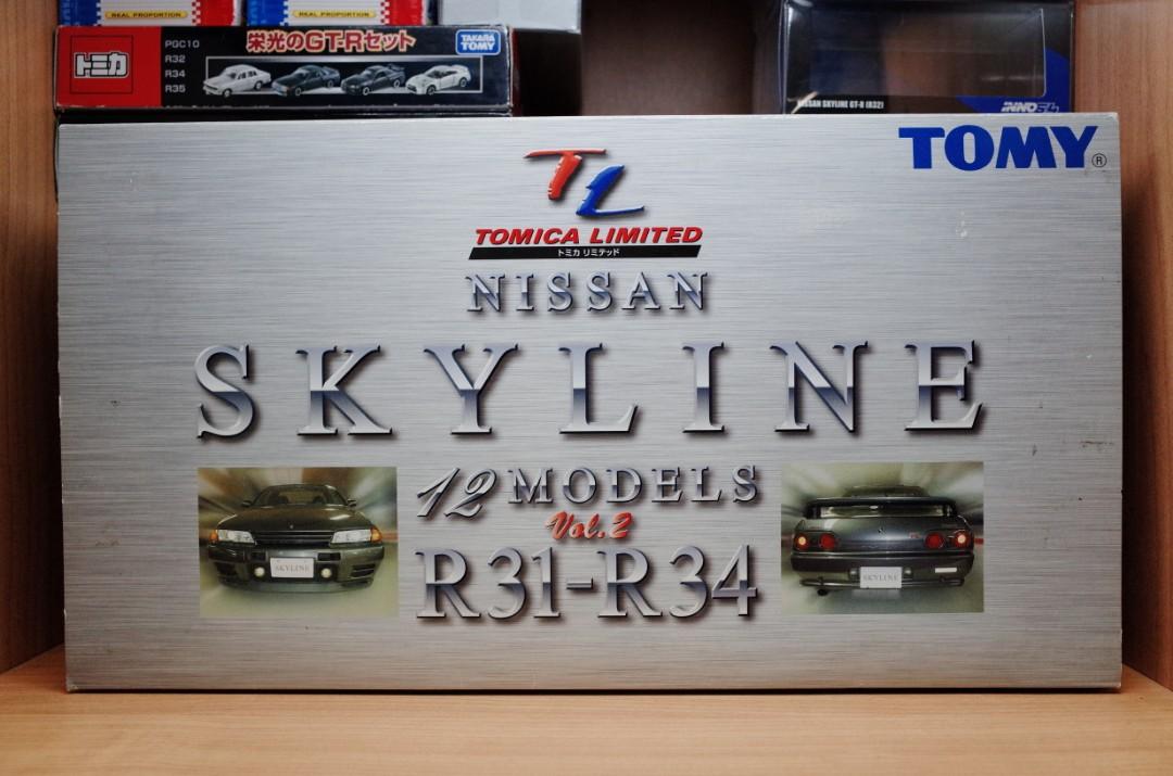 [Sold] Tomica Limited Nissan Skyline GTR Set R31 R32 R33 R34 1/64 NOT ...