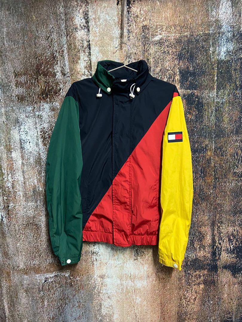 Tommy hilfiger sales windbreaker colorblock