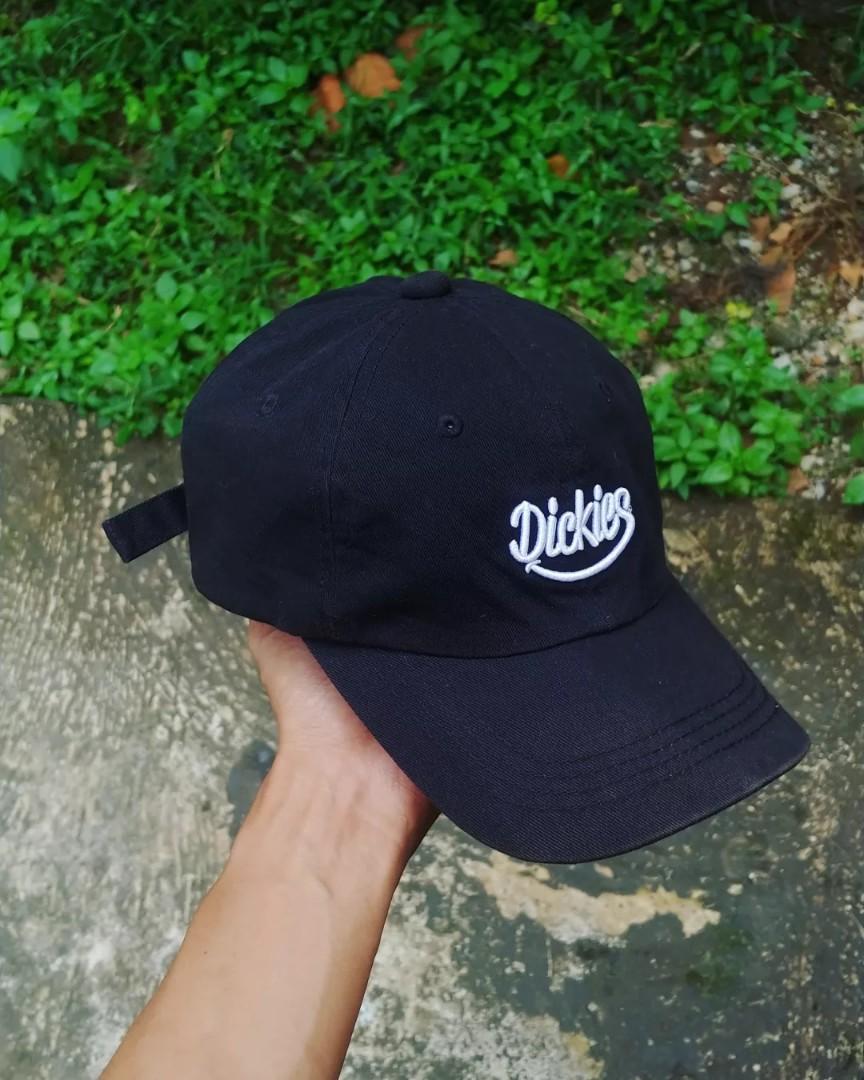 Topi dickies black, Fesyen Pria 