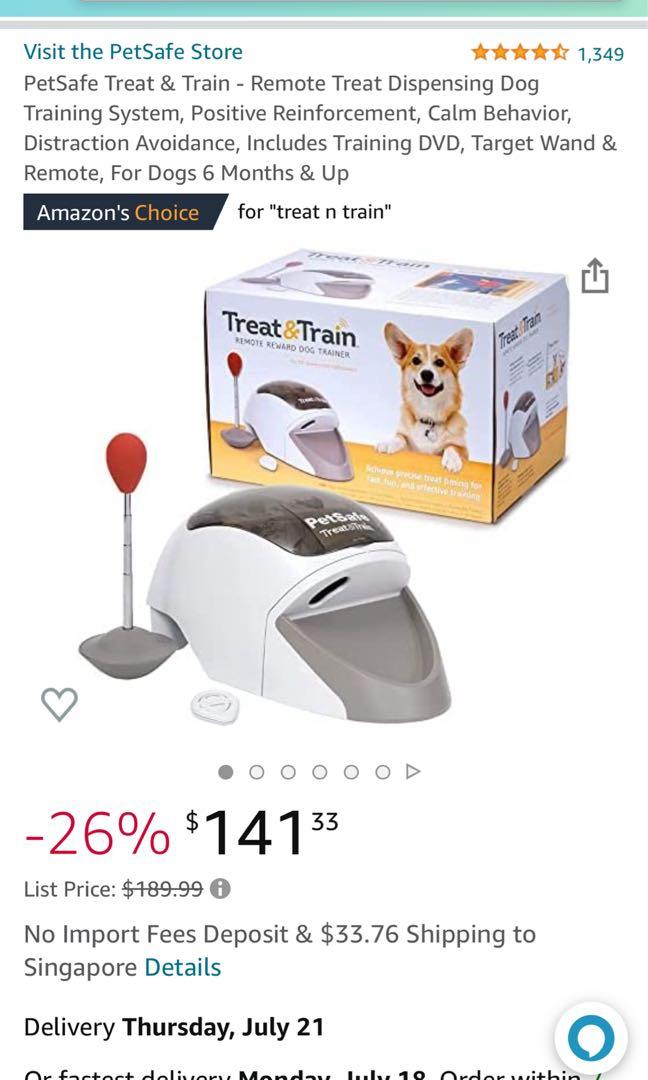 Treat and outlet train remote