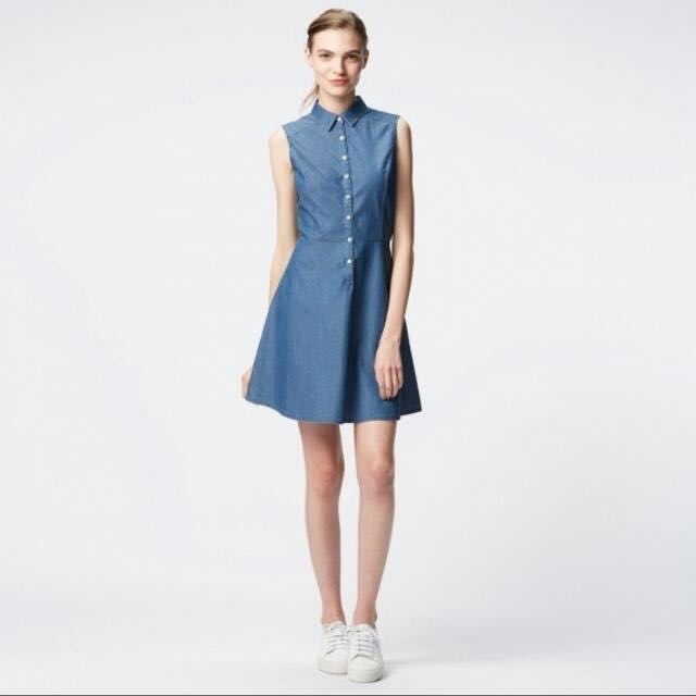 Uniqlo denim on sale dress