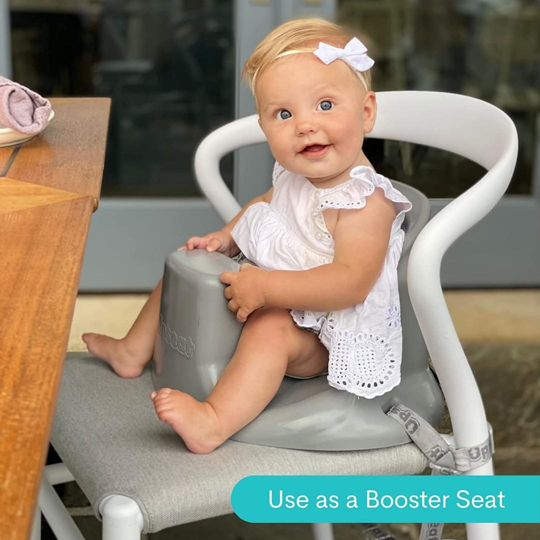 Upseat Baby Floor Seat Booster Chair for Sitting Up with Removable Tray
