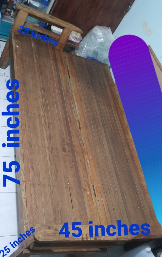 Used Wooden Sofa Bed for Sale, Furniture & Home Living, Furniture