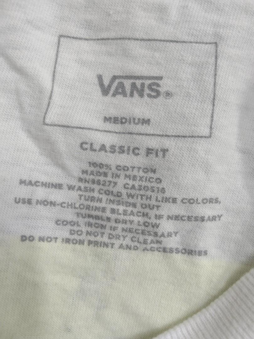 Vans classic fit long sleeve tshirt Men s Fashion Tops Sets