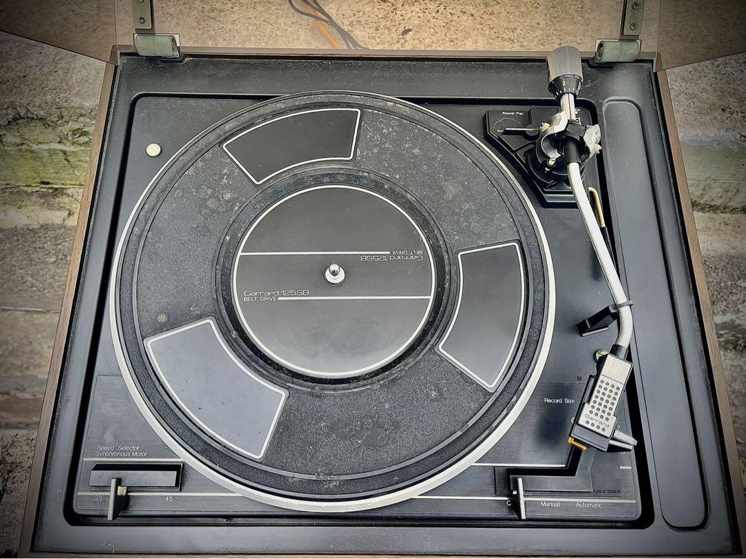 Vintage 1970s Garrard 125SB Belt Drive Turntable, Audio, Other Audio
