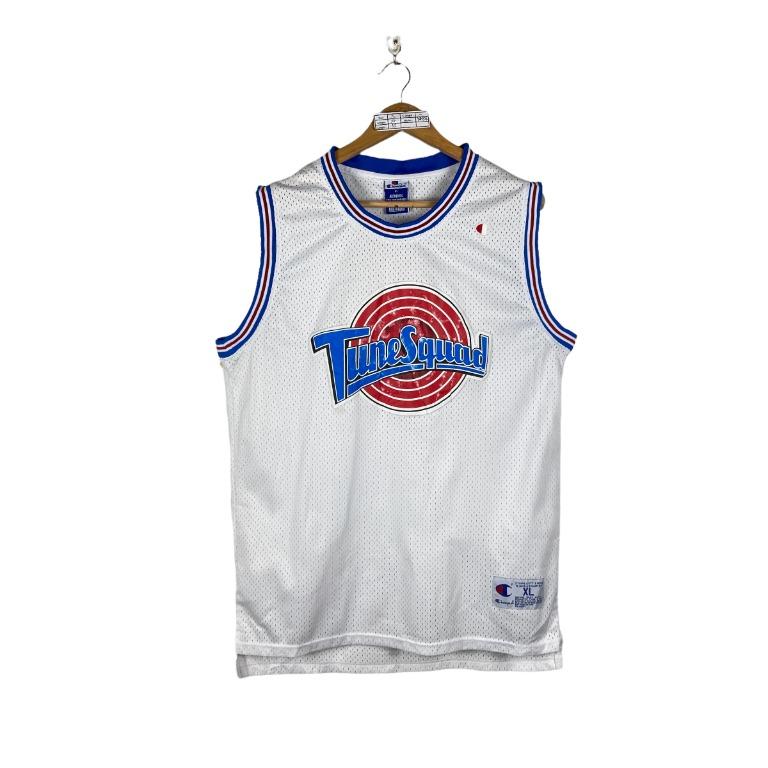 Vintage 90s Champion Tune Squad Space Jam NBA Basketball #1 Bugs Jersey  Size L, Men's Fashion, Tops & Sets, Tshirts & Polo Shirts on Carousell