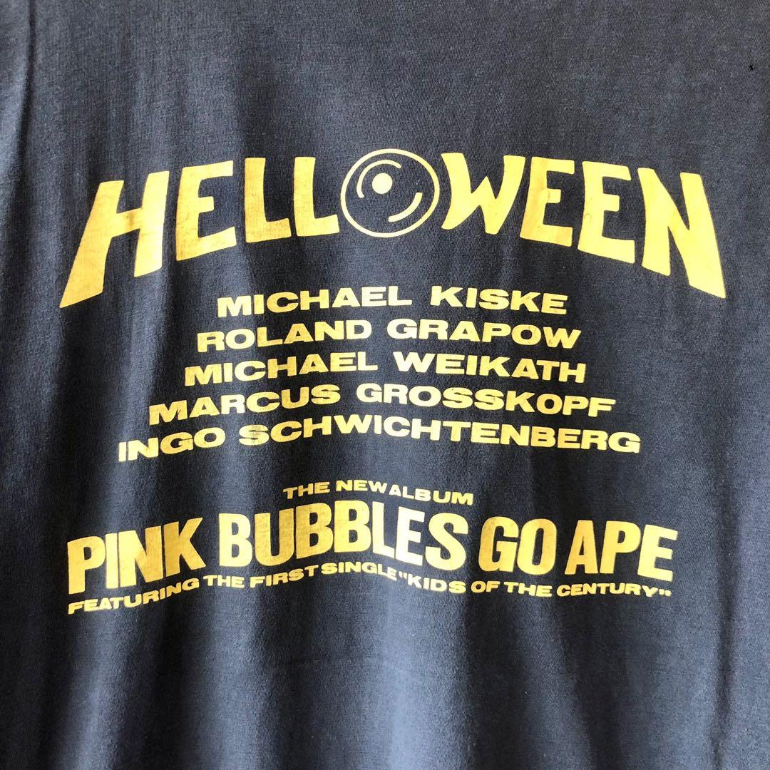 Helloween90年代ヴィンテージｔシャツpink Bubbles Go Ape Texstyle Dk