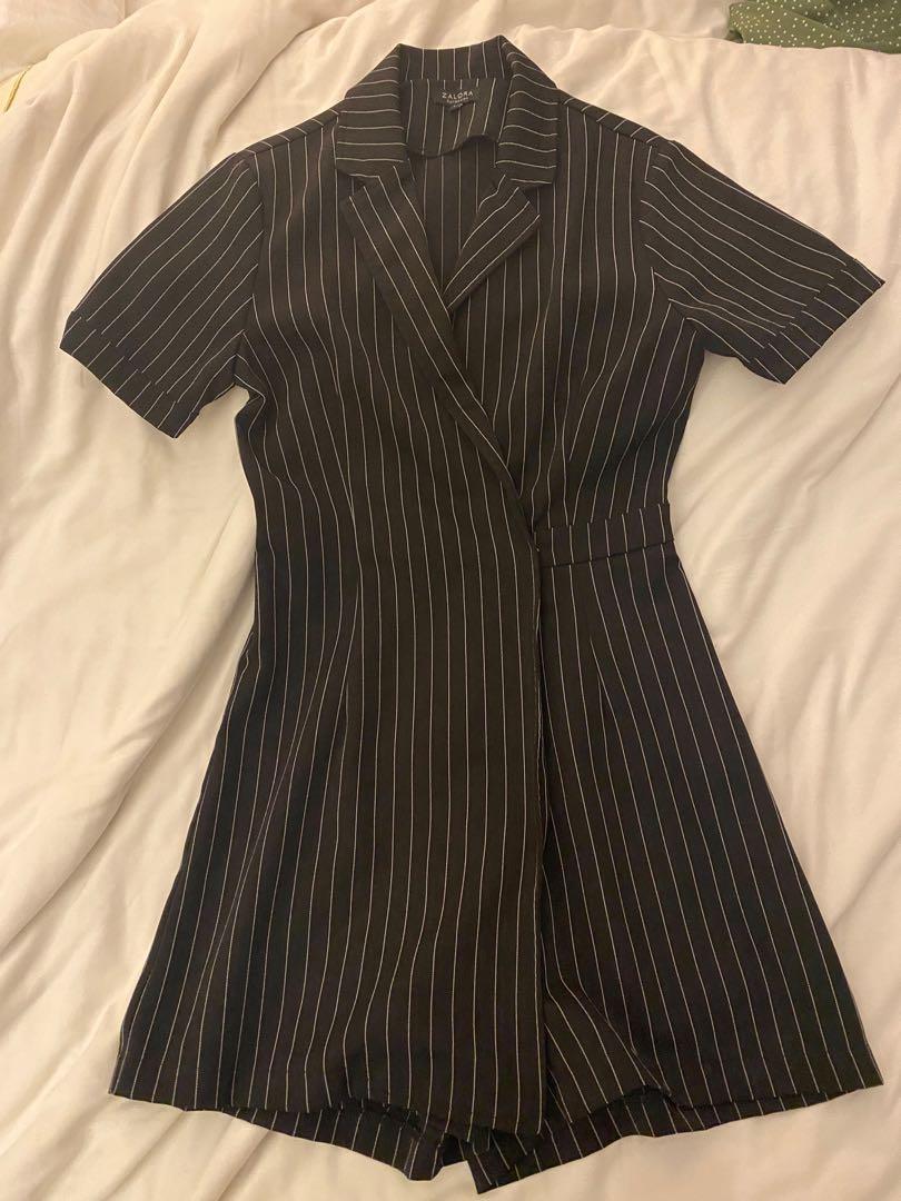 Zalora Formal Romper (Category: Rompers) located in Cebu City. Submitted by vanmags (Listing ID 1171121564, Image 1). Description: Good as brand new No flaws Can be worn in school, office or casual ootd Rfs: decluttering .