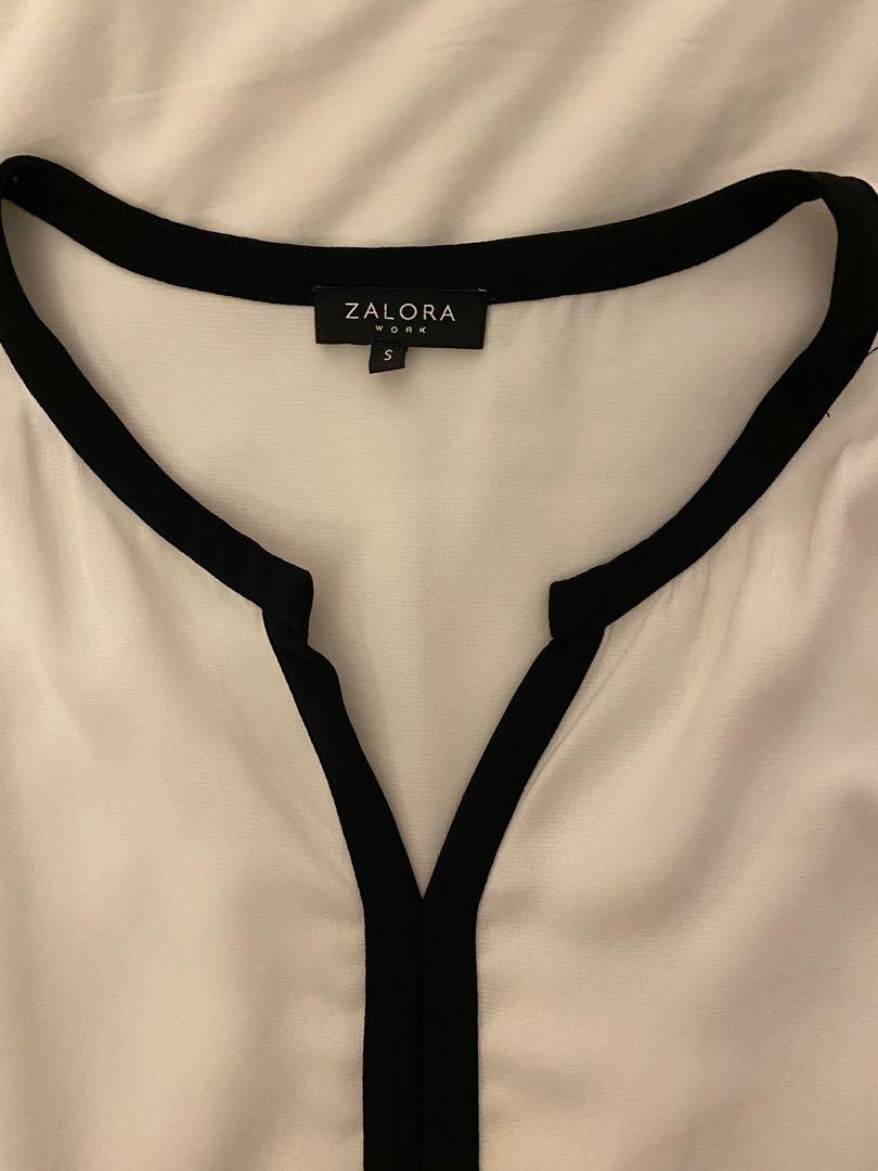 Zalora Work Blouse (Category: Blouses) located in Cebu City. Submitted by vanmags (Listing ID 1171134572, Image 3). Description: Good as brand new No flaws S on tag but can fit to Semi Medium With surprise freebie if 5 items and up Rfs: decluttering .