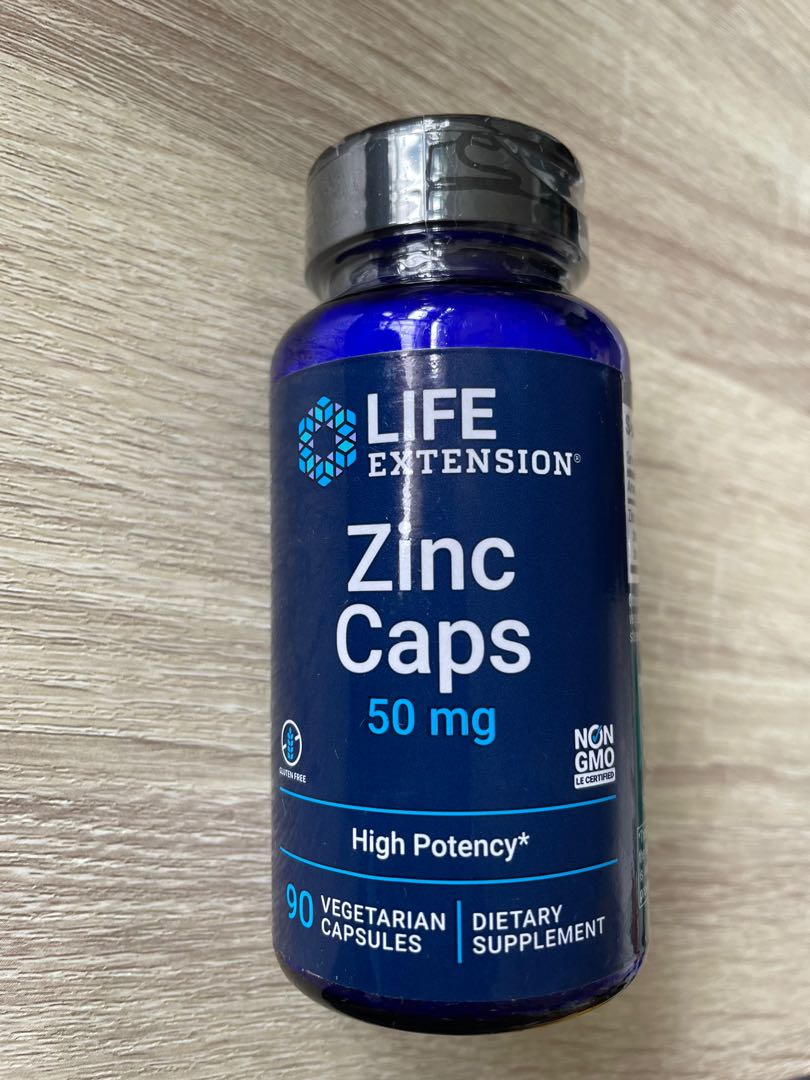 Zinc Supplement 鋅素食膠囊, 健康及營養食用品, 健康補充品, 健康補充品 維他命及補充品 Carousell