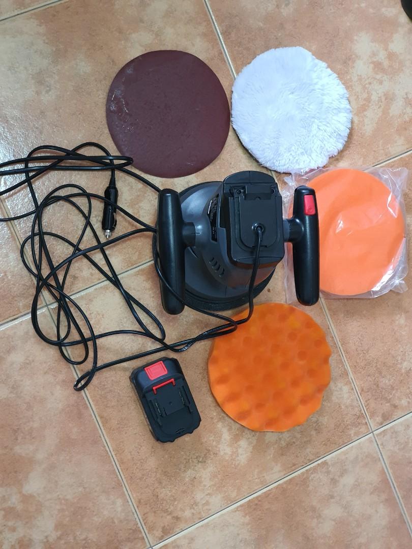 8" Car polish machine, Car Accessories, Accessories on Carousell