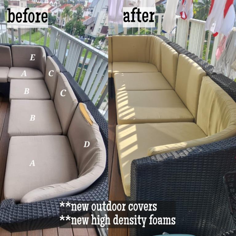 Garden sofa cushion covers discount