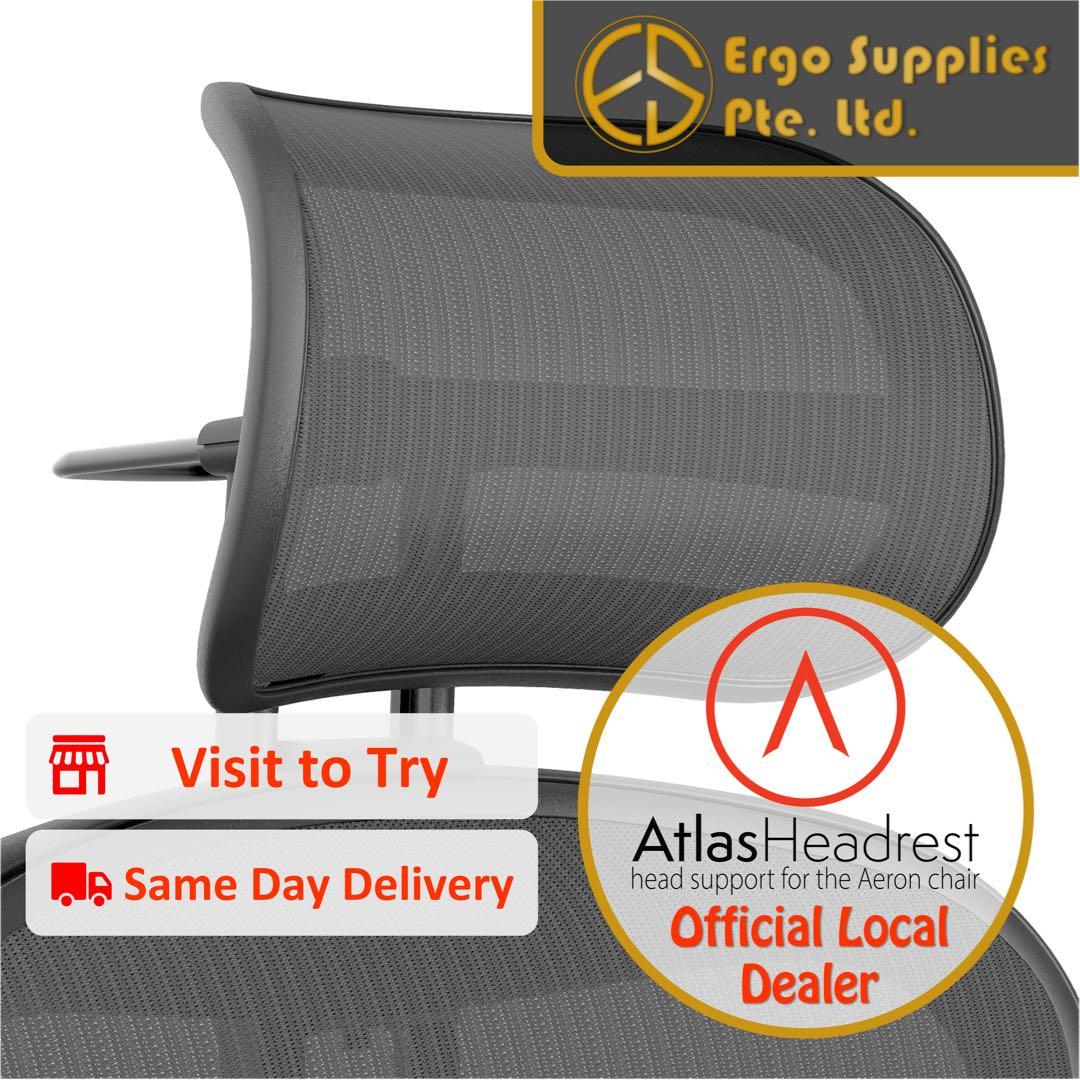 Atlas suspension headrest for 2024 herman miller aeron chair