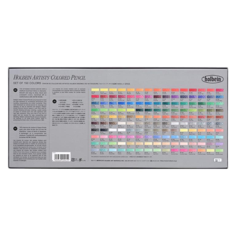 Holbein Colored Pencil 150 Colors New Unused