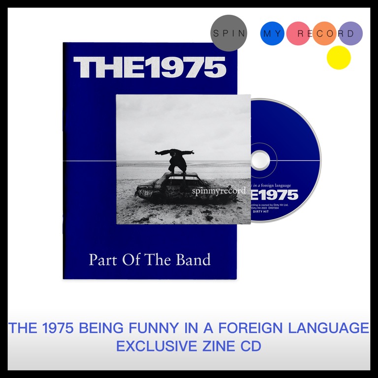 預訂] The 1975 Being Funny In A Foreign Language Exclusive Zine CD