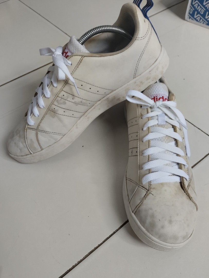 ADIDAS CLOUDFOAM WHITE, Fesyen Pria, Sepatu , Sneakers di Carousell