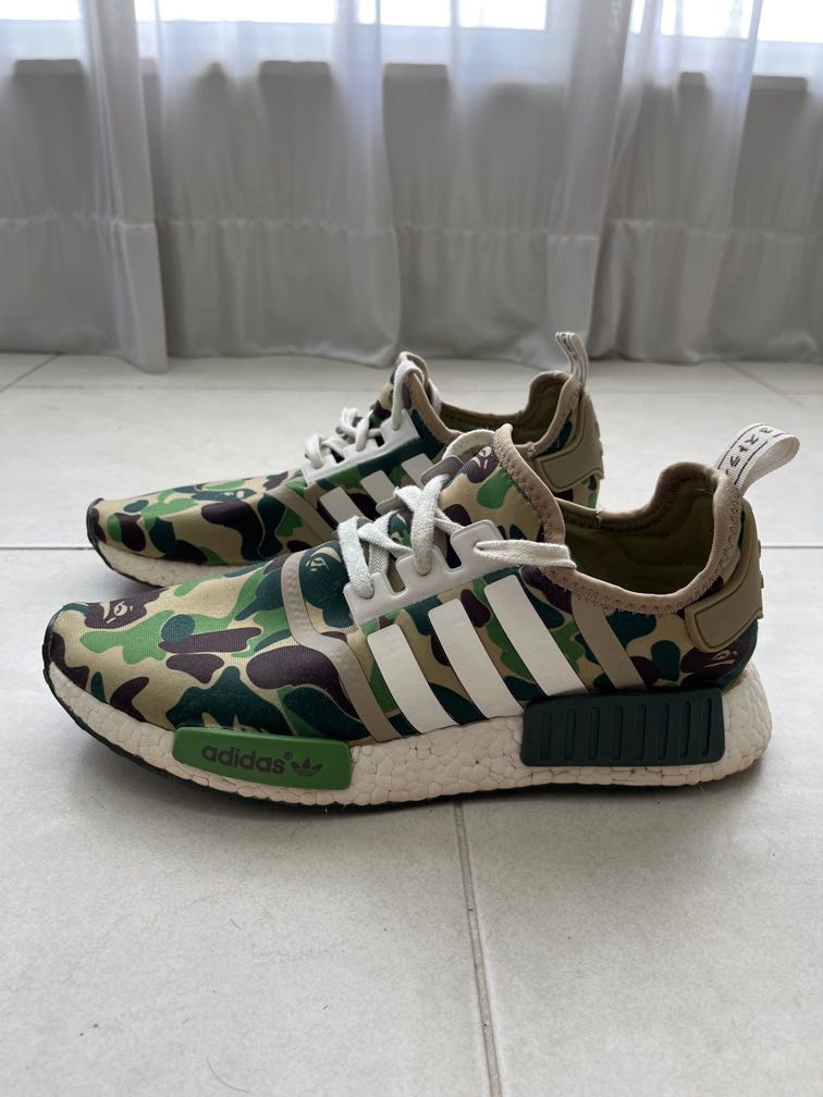 Adidas nmd top bathing ape