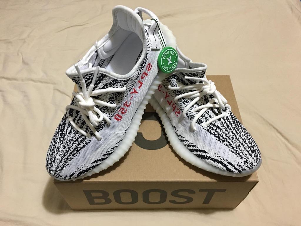 Adidas Yeezy 350 V2 Zebra CP9654 Men s Fashion Footwear