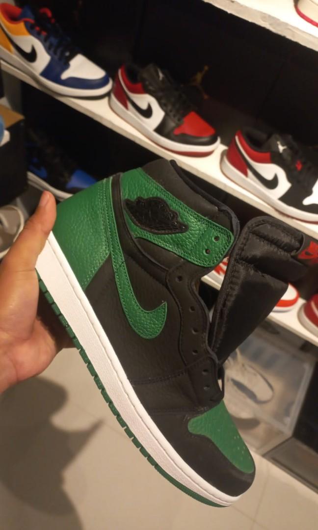 green jordans high