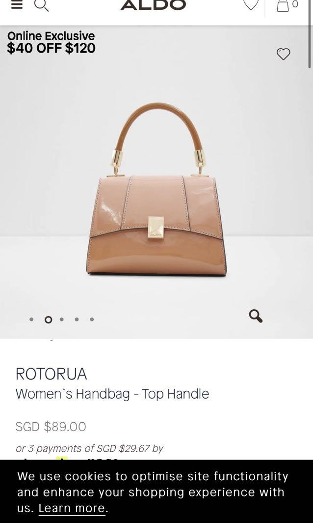 Rotorua Black Women's Top Handle Bags
