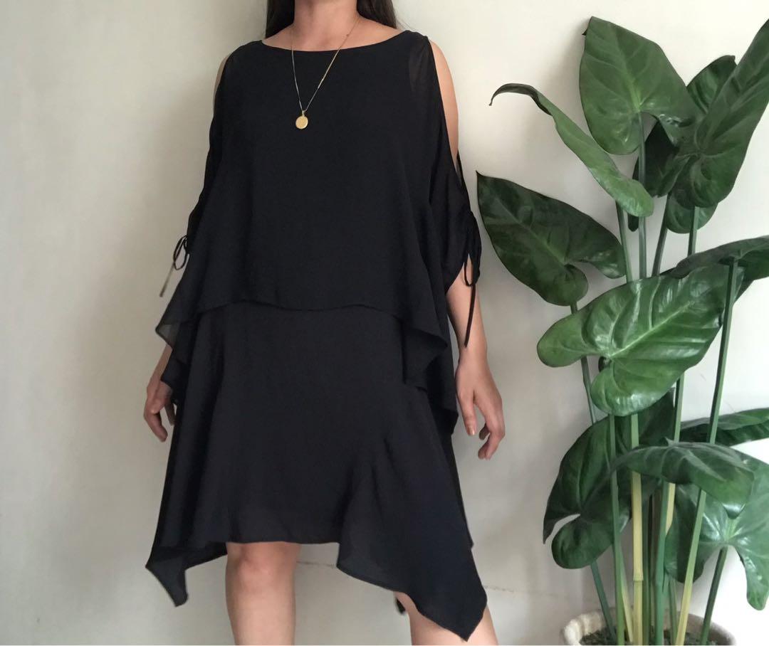 ALL SAINTS black dress,m to l, Women's 