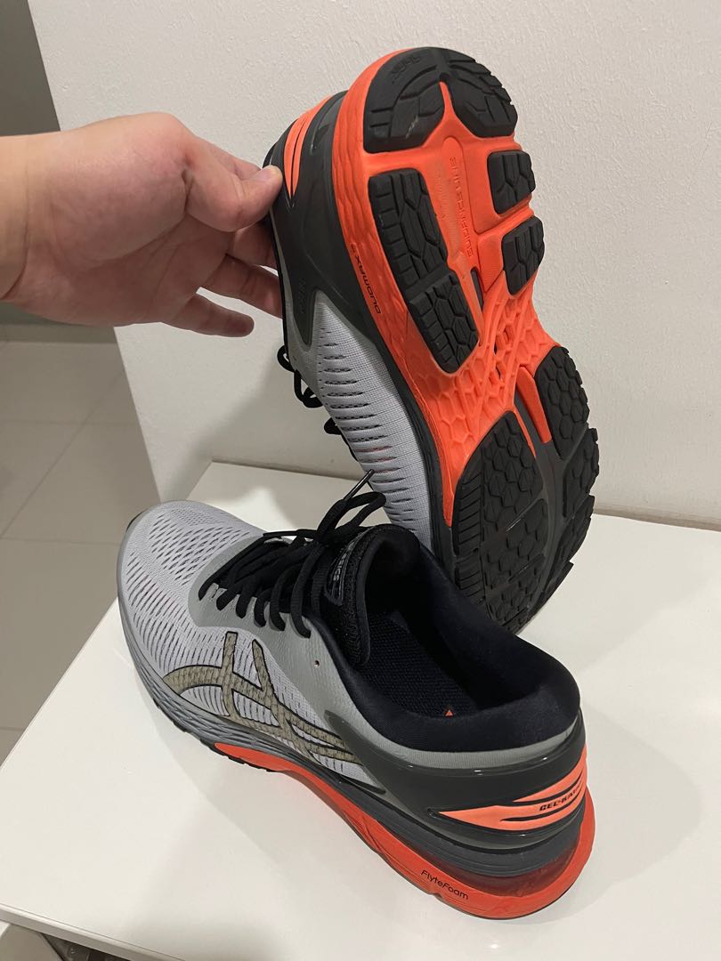 Asics kayano 25 grey orange 2025