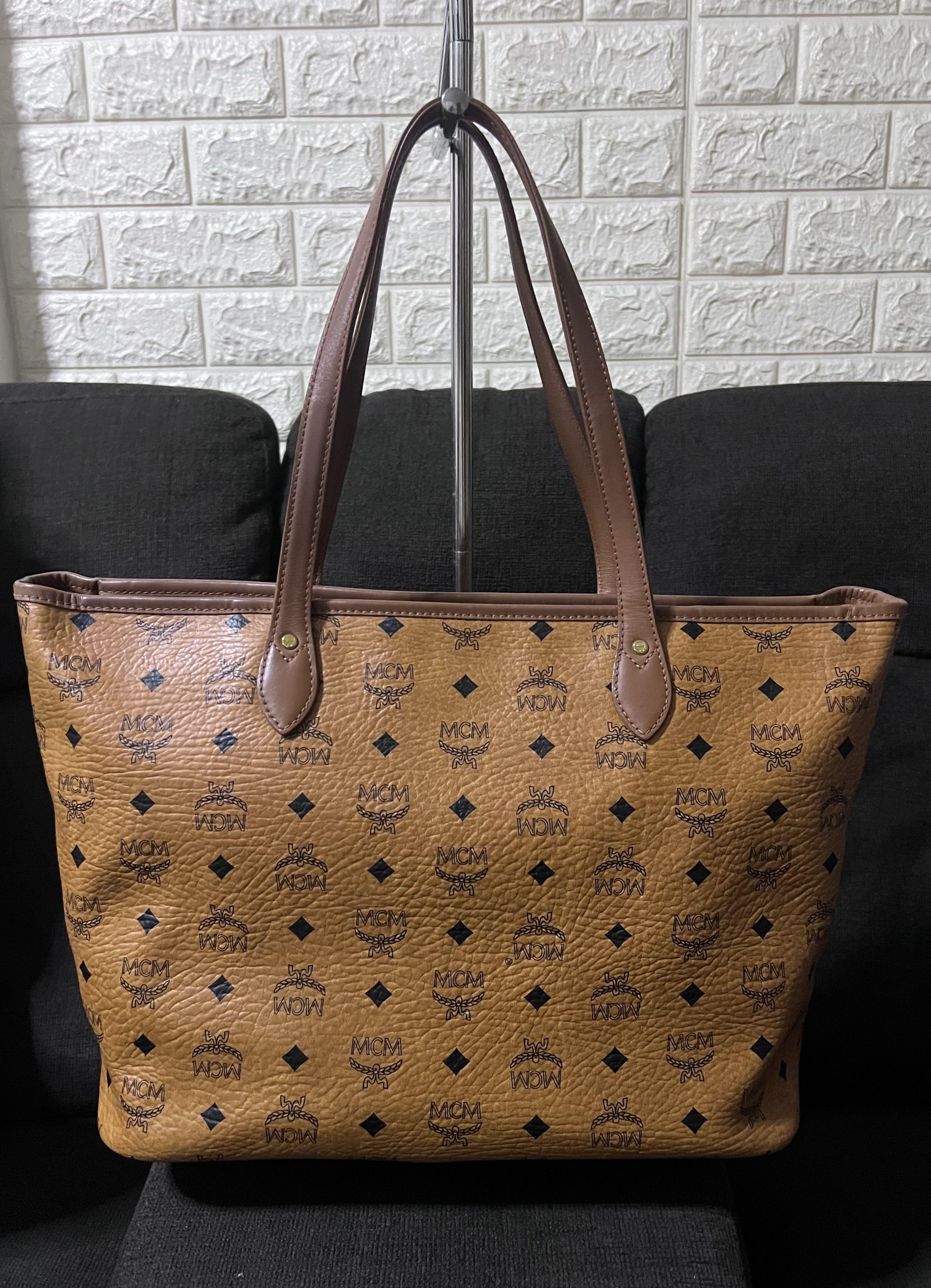 Mcm hotsell cognac tote