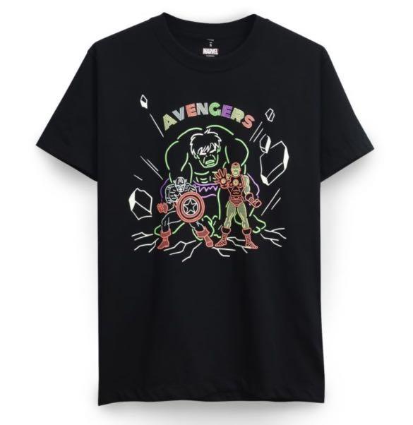 Avengers glow in hotsell the dark shirt
