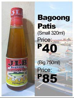 Bagoong Patis Big and Small