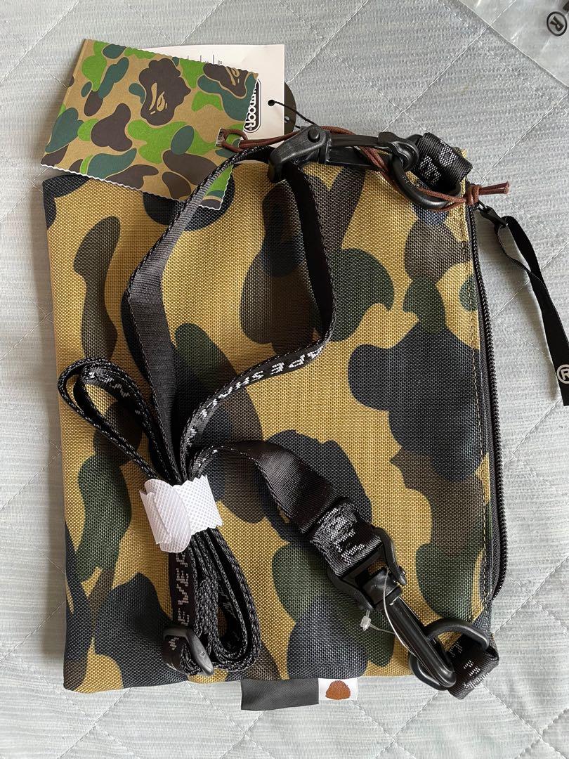 BAPE A Bathing Ape Bape x Outdoor Products 1st Camo Mini Shoulder Bag  'Yellow