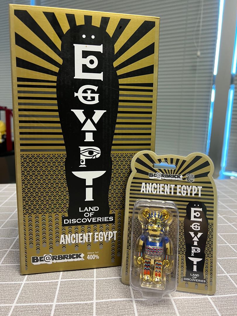 Bearbrick Ancient Egypt 400% + 100%, 興趣及遊戲, 玩具& 遊戲類