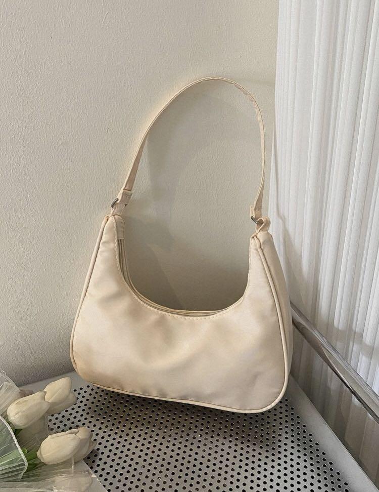 Beige baguette on sale bag
