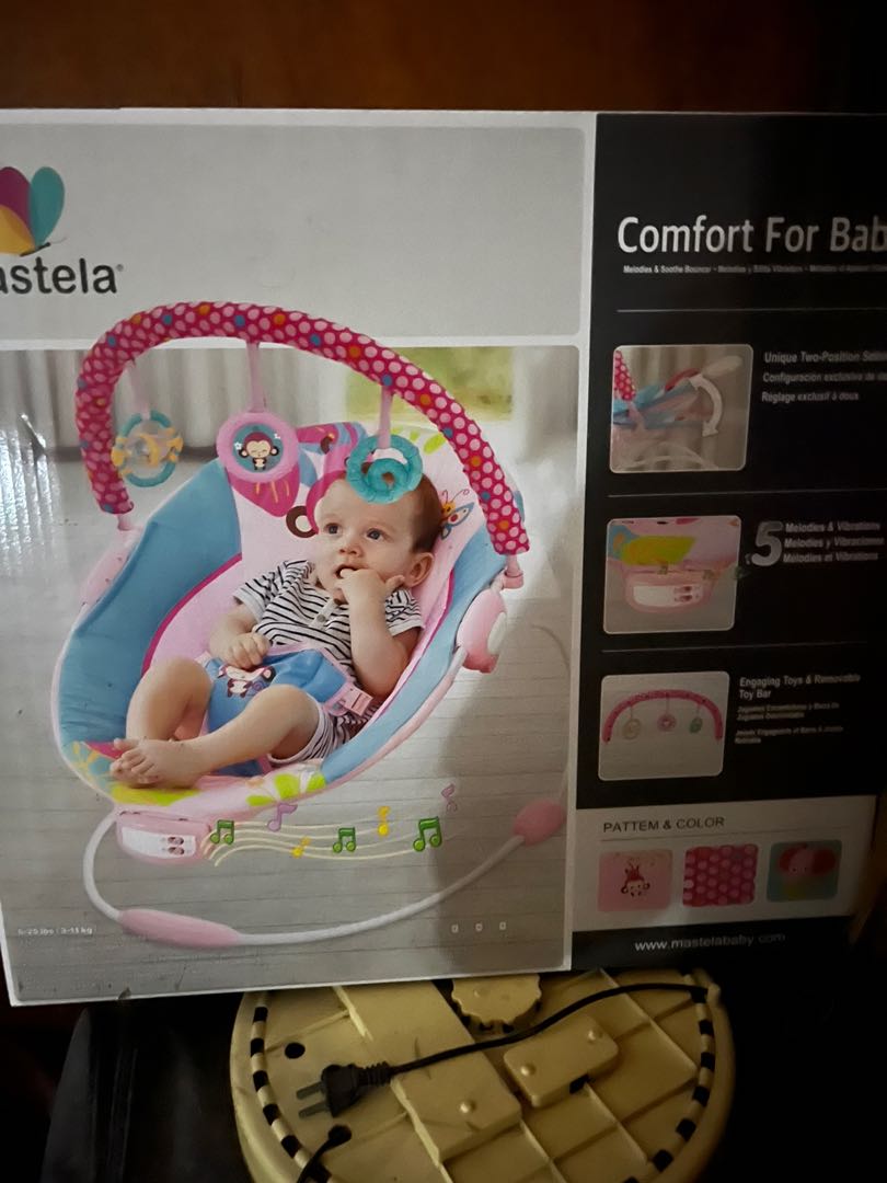 bouncing,vibrating rocking bed with sounds, Babies & Kids, Baby Nursery & Kids Furniture, Cots