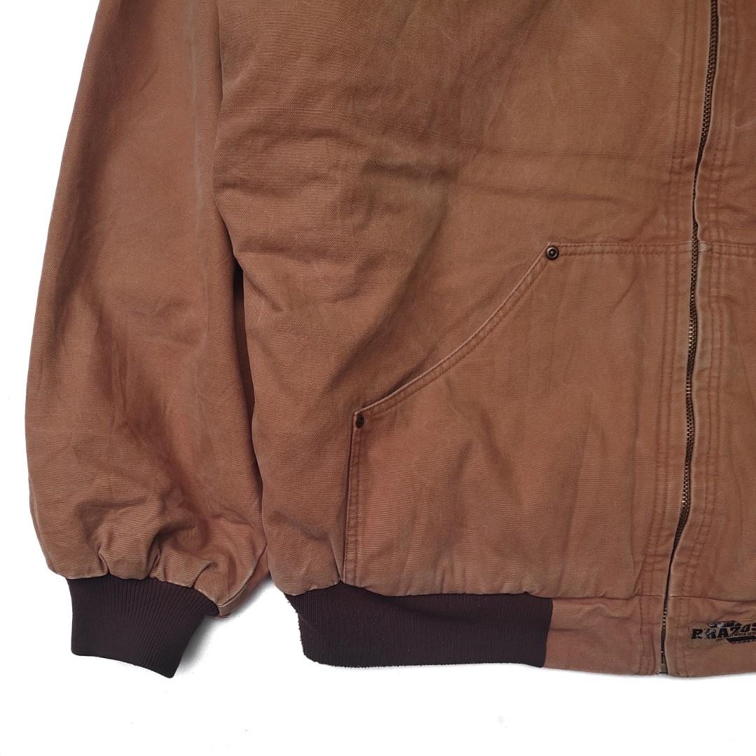 Brazos Like Carhartt Duck Active Jacket Quilted Flannel Fesyen