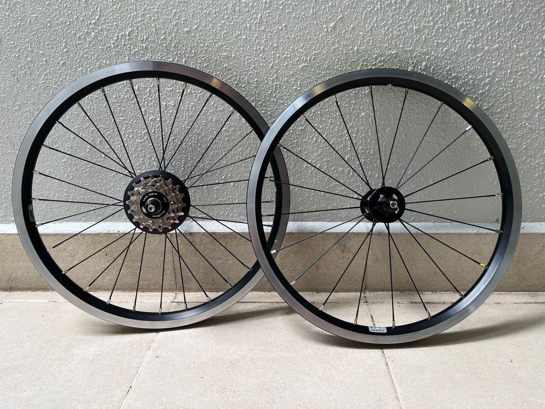 Brompton Rims Brompton P line 4 sp Wheelset, Sports Equipment, Bicycles & Parts ...