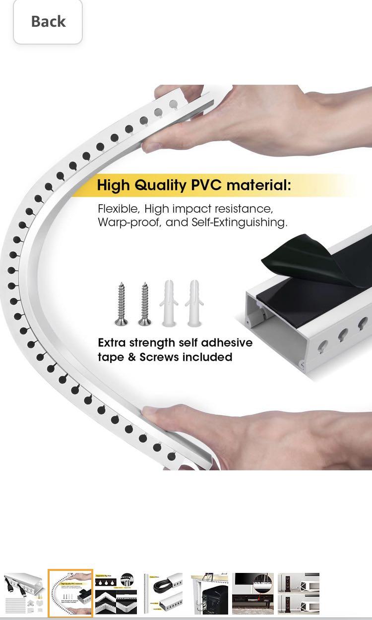 Cable Raceway Kit, Stageek Cable Management System Kit Open Slot Wiring