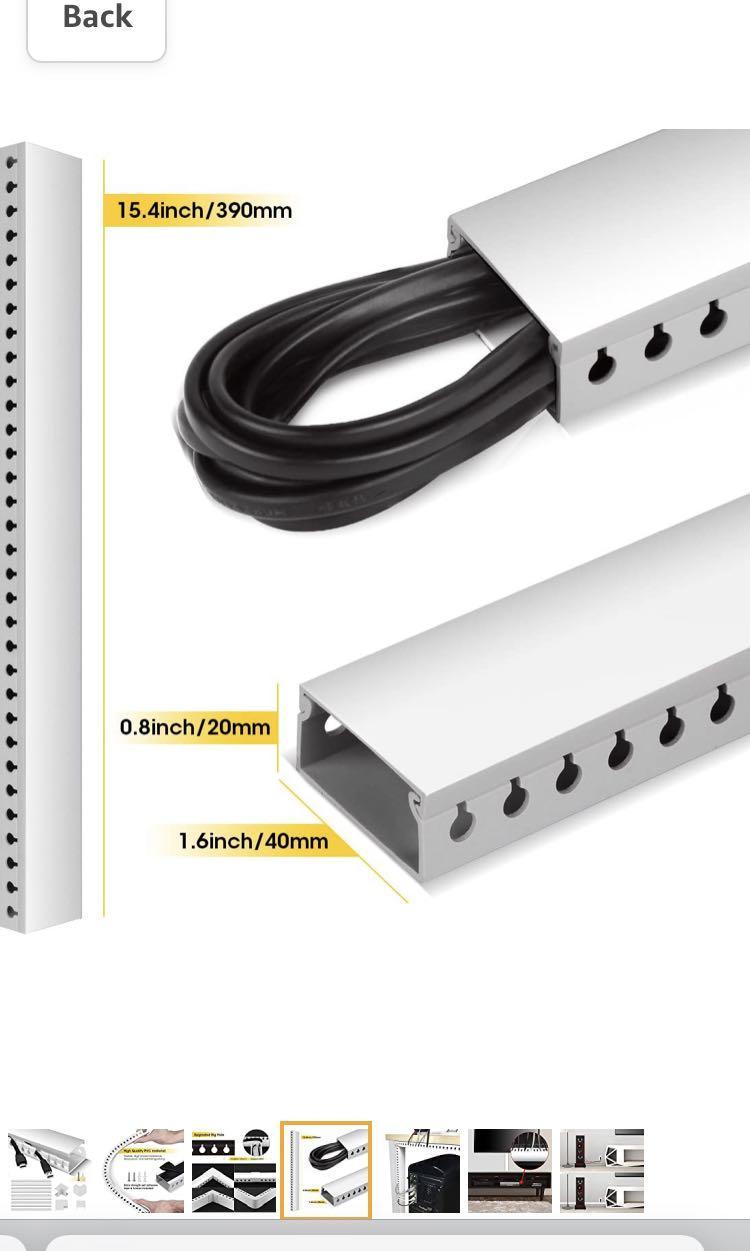 Cable Raceway Kit, Stageek Cable Management System Kit Open Slot Wiring
