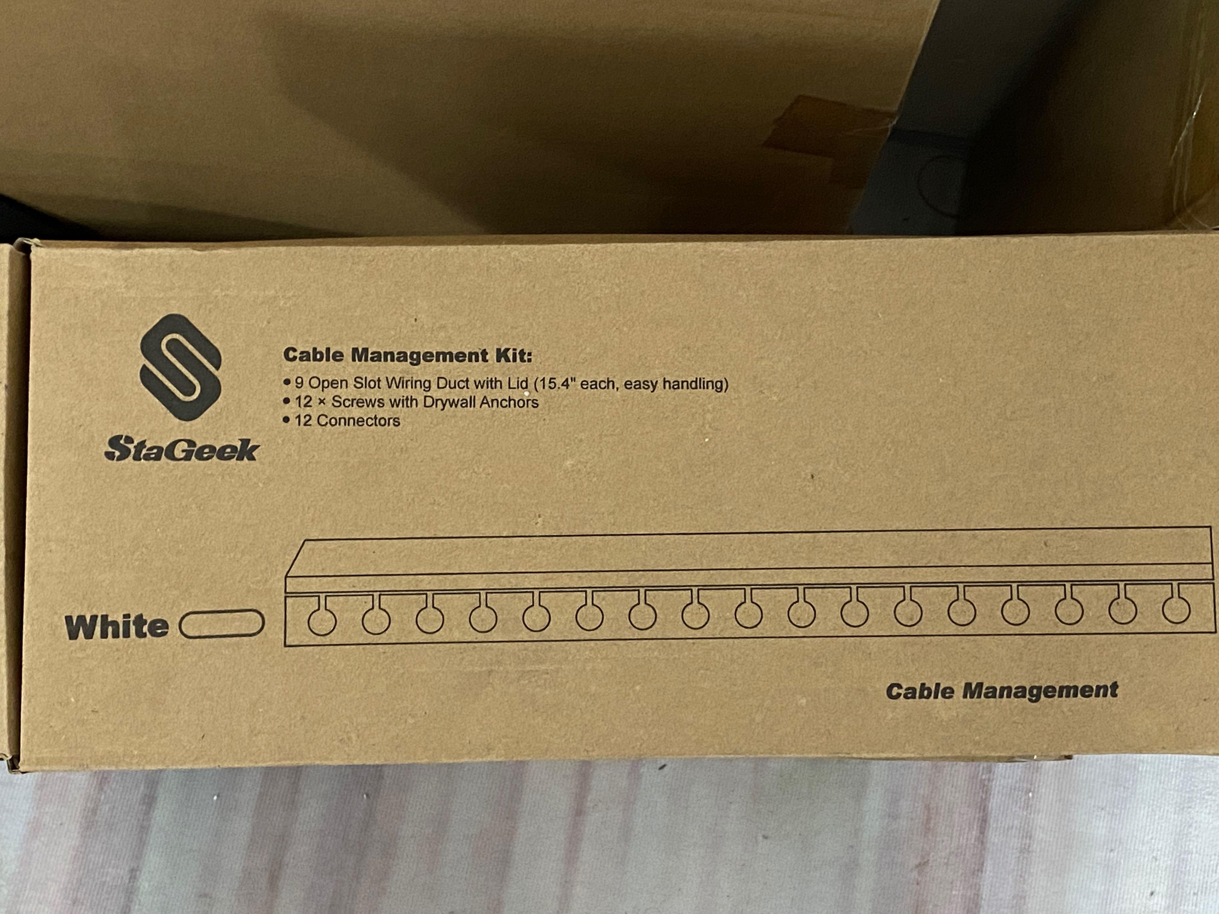 Cable Raceway Kit, Stageek Cable Management System Kit Open Slot Wiring