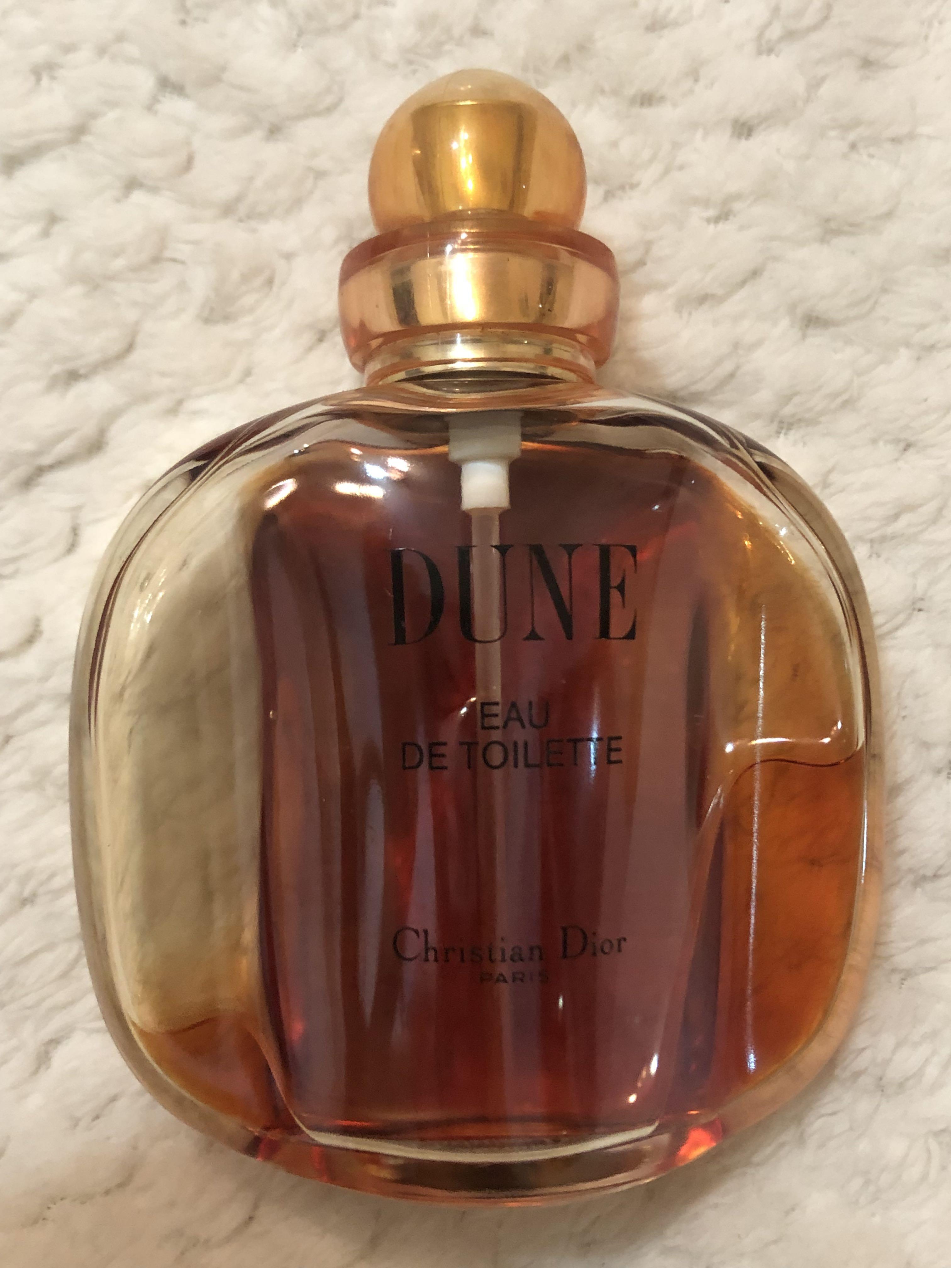 CD Christian Dior Dune perfume Eau de Toilette Paris 100 ml 剩下約