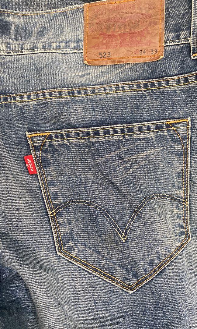 Celana jeans levis, Fesyen Pria, Pakaian , Bawahan di Carousell