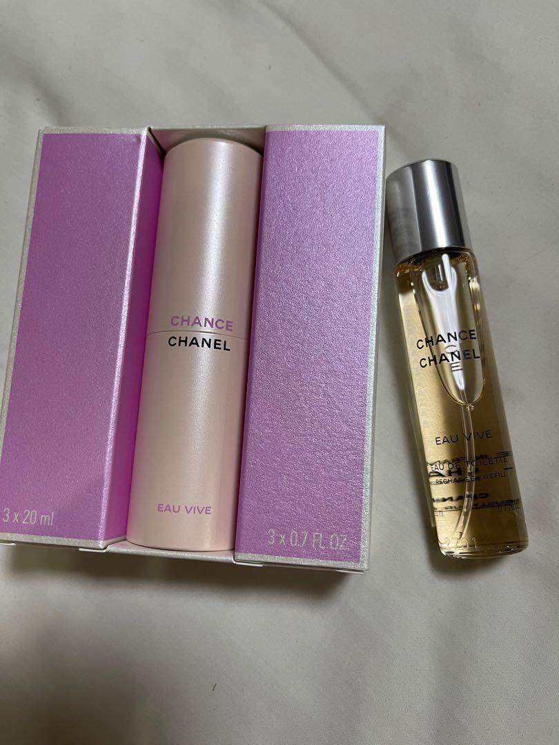 Chanel Chance Eau Vive - Twist&Spray Refill only, Beauty & Personal Care,  Fragrance & Deodorants on Carousell