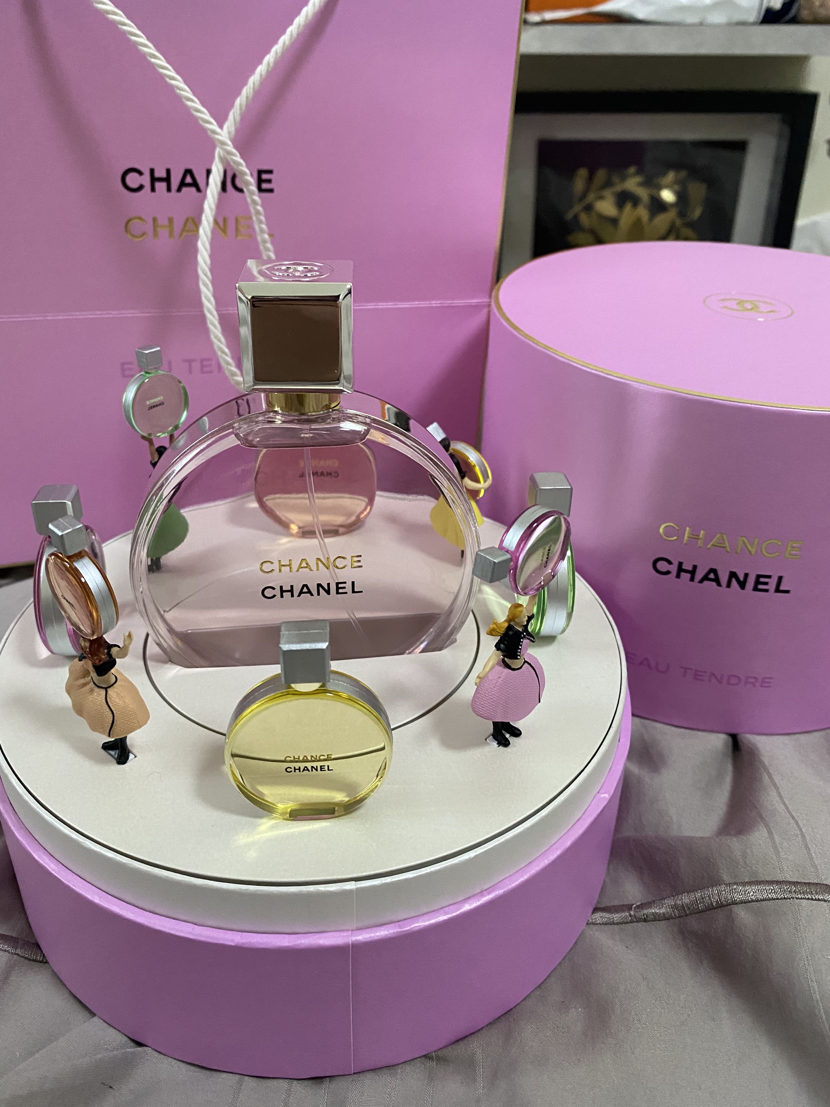 chanel chance music box, Beauty & Personal Care, Fragrance & Deodorants on  Carousell
