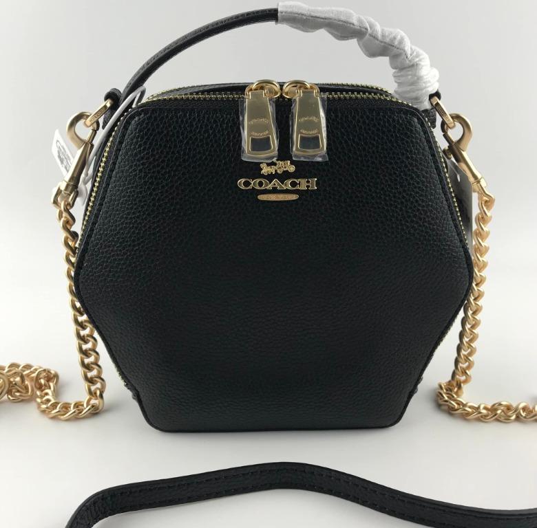 coach hexagonal crossbody