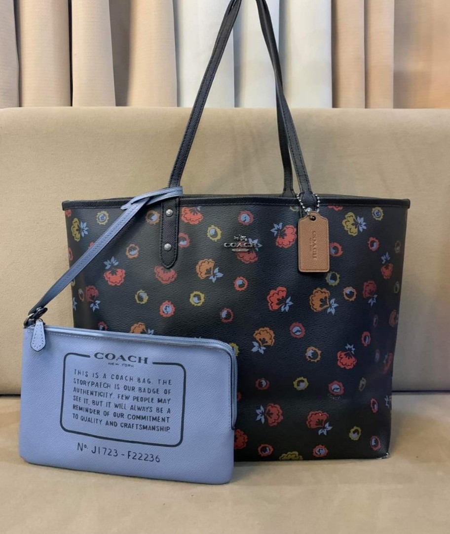 Coach pvc tote on sale
