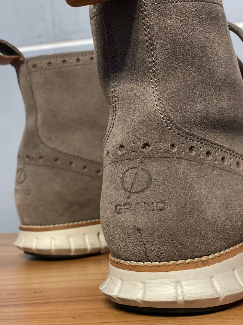 Cole Haan ZeroGrand Wingtip boots Men s Fashion Footwear Boots on Carousell