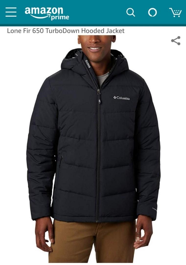 Columbia down best sale jacket 650