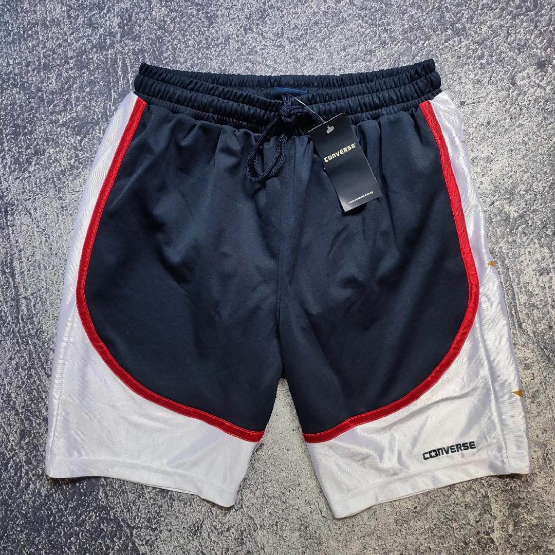 CONVERSE Basketball Shorts Harga 80 Ribu Size S fit to M 30 32 PxL 50 x 78 84 cm Kondisi DEAD STOCK Minus Noda Ringan cuci hilang Olah Raga Baju Olahraga di Carousell