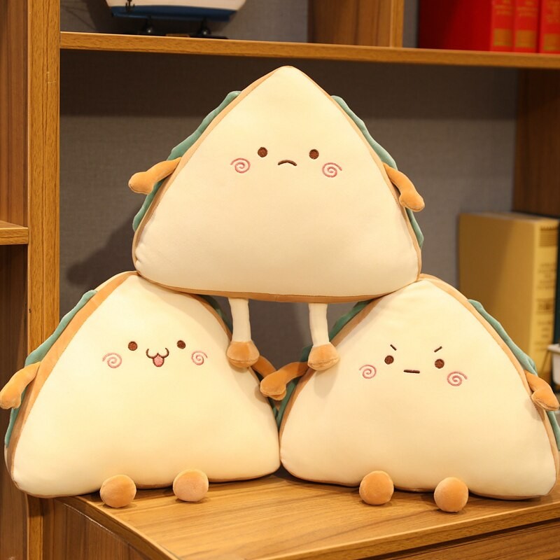 Cute Onigiri Sandwich Toast Bread Food Plush Plushie Jellycat Toy, Hobbies & Toys, Toys & Games