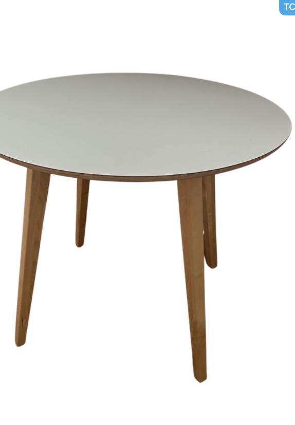 Dining Table (Category: Tables & Sets) located in Singapore. Submitted by vaingy (Listing ID 1171305315, Image 1). Description: Clearing space. Selling this table from Ikea cheap. 90cm diameter 73cm height Van delivery additional $30. Car cannot fit. .