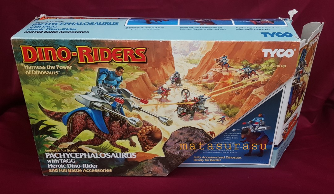 Dino Riders Pachycephalosaurus (Tyco) 1989, Hobbies & Toys, Toys